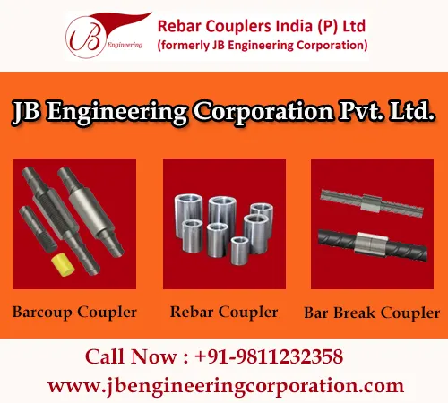 rebar couplers by Jb Engineering Corporation 
